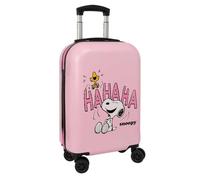Safta Astuccio triplo Snoopy, 37 pezzi, astuccio scolastico organizer con 3 scomparti e cerniera, include pennarelli, 16 matite colorate, penna, righello e gomma, misure 12,5 x 5,5 x 19,5 cm, Valigia