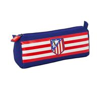 safta ATLETICO de MADRID - Astuccio con cerniera e scomparto, astuccio per bambini, ideale per bambini in età scolastica, comodo e versatile, qualità e resistenza, 21 x 7 x 8 cm