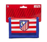 safta ATLETICO DE MADRID - Portafoglio con testiera, portafoglio, portafoglio, comodo, versatile, qualità e resistenza, 12,5 x 9,5 cm