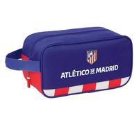Safta ATLETICO DE MADRID - Scarpiera media, multiuso, portatodo, sport, extrascolari, calcio, comodo e versatile, 29 x 14 x 15 cm, rosso/blu/bianco, M, Casual