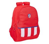 Safta ATLETICO DE MADRID - Zaino scuola per bambini, ideale per bambini di diverse età, comodo e versatile, qualità e resistenza, 32 x 16 x 44 cm, colore rosso, rosso, Estándar, Casual