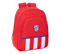 Safta ATLETICO de MADRID - Zaino scuola per bambini, ideale per bambini di diverse età, comodo e versatile, qualità e resistenza, 27 x 10 x 33 cm, colore rosso, rosso, Estándar, Casual