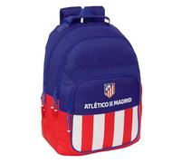 safta ATLETICO de MADRID - Zaino scuola per bambini, ideale per bambini di diverse età, comodo e versatile, qualità e resistenza, 32 x 15 x 42 cm, rosso/blu/bianco, M, Casual