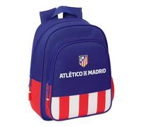 safta ATLETICO de MADRID - Zaino scuola per bambini, ideale per bambini di diverse età, comodo e versatile, qualità e resistenza, 27 x 10 x 33 cm, rosso/blu/bianco, M, Casual