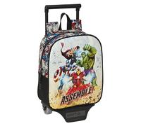 Safta AVENGERS FOREVER - Zaino asilo con carrello, ideale per bambini di diverse età, comodo e versatile, qualità e resistenza, 22 x 10 x 27 cm, multicolore, multicolore, Estándar, Casual
