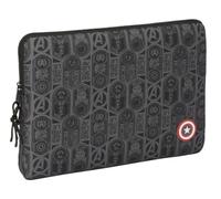 Safta AVENGERS VENDETTA - Custodia per laptop da 15,6", zaino ideale per bambini di diverse età, confortevole e versatile, qualità e resistenza, 39,5 x 3,5 x 27,5 cm, Nero, M, Casual