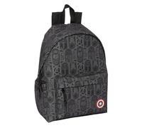 safta AVENGERS VENDETTA - Zaino per laptop da 14,1", ideale per giovani di diverse età, comodo e versatile, qualità e resistenza, 31 x 13 x 43 cm, Nero, M, Casual