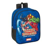 safta AVENGERS - Zaino per bambini, zaino per bambini, zaino per scuola, adattabile al carrello, ideale per asilo, comodo e versatile, qualità e resistenza, 22 x 10 x 27 cm