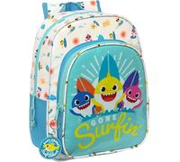 Baby Shark Zaino Scuola Baby Shark Surfing Azzurro Bianco 26 X 34 X 11 cm S_0301