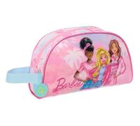 Safta BARBIE PAINTERLY - Beauty case grande per bambini, adatto a carrozzina, ideale per bambini dai 5 ai 14 anni, comodo e versatile, qualità e resistenza, 26 x 16 x 9 cm, rosa/celeste, M, Casual