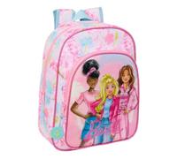 safta BARBIE PAINTERLY - Zaino scuola per bambini, zaino per bambini, adattabile a carrozzina, ideale per bambini in età scolastica, comodo e versatile, qualità e resistenza, 26 x 11 x 34 cm,