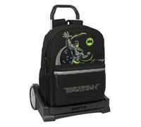 Safta BATMAN GAME OVER - Backpack, Ergonomic Backpack, with Evolution Trolley, I