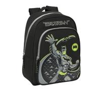 safta BATMAN GAME OVER - Zaino scuola per bambini, ideale per bambini di diverse età, comodo e versatile, qualità e resistenza, 27 x 10 x 33 cm, Nero, M, Casual