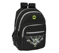 safta BATMAN GAME OVER - Zaino scuola per bambini, ideale per bambini di diverse età, comodo e versatile, qualità e resistenza, 32 x 15 x 42 cm, Nero, M, Casual