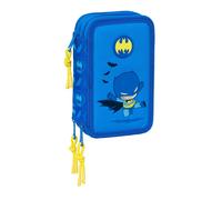 Safta BATMAN Preschool - School Pencil Case with 37 Tools Included, Children's P