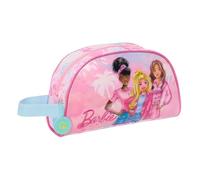SAFTA | Beauty case adattabile al carrello Barbie Painterly, organizer da viaggio e scuola, Dimensioni 26x9x16 cm