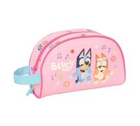 SAFTA | Beauty case adattabile al carrello Bluey Dance, organizer da viaggio e scuola, Dimensioni 26x9x16 cm