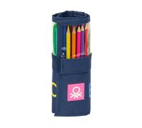 Necessaire Benetton Damero Blu Marino 7 x 20 x 7 cm 27 Pezzi