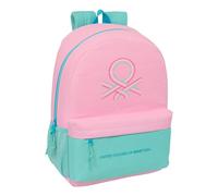safta BENETTON DOLCE - Zaino scuola per bambini, ideale per bambini di diverse età, comodo e versatile, qualità e resistenza, 30 x 14 x 46 cm