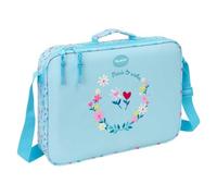 Safta Blackfit8 - Astuccio triplo con petali, 37 pezzi, astuccio scolastico organizer con 3 scomparti e cerniera, include 16 matite, 14 pennarelli, righello e semicerchio, misure 12,5 x 5,5 x 19,5 cm