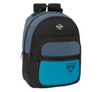 Safta BLACKFIT8 CALIFORNIA - Double Adaptable Trolley Backpack, Recyclable Fabri