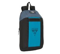 safta BLACKFIT8 CALIFORNIA - Mini zaino per uso quotidiano, ideale per bambini di diverse età, comodo e versatile, qualità e resistenza, 22 x 10 x 39 cm, Nero/blu, M, Casual