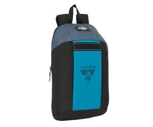 safta BLACKFIT8 CALIFORNIA - Mini zaino per uso quotidiano, ideale per bambini di diverse età, comodo e versatile, qualità e resistenza, 22 x 10 x 39 cm, Nero/blu, M, Casual