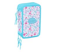 safta BLACKFIT8 COOL - Astuccio scuola con 37 utili inclusi, astuccio per bambini, ideale per bambini dai 5 ai 14 anni, comodo e versatile, qualità e resistenza, 12,5 x 5,5 x 19,5 cm, multicolore, M,