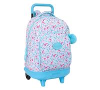 safta BLACKFIT8 COOL - Zaino grande con ruote, compatto, rimovibile, ideale per bambini di diverse età, comodo e versatile, qualità e resistenza, 33 x 22 x 45 cm, multicolore, M, Casual