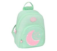Safta BLACKFIT8 MOON - Mini zaino per uso quotidiano, ideale per bambini di diverse età, comodo e versatile, qualità e resistenza, tessuto riciclabile, 25 x 13 x 30 cm, colore verde, Verde, Estándar,