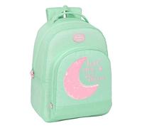 Safta BLACKFIT8 MOON - Zaino adattabile a passeggino, ideale per bambini di diverse età, tessuto riciclabile, comodo e versatile, qualità e resistenza, 32 x 15 x 42 cm, colore verde, Verde, Estándar,