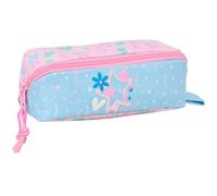 Safta Astuccio per bambini BLACKFIT8 SMILE grande e versatile 22x10x10 cm Azzurro/Rosa chiaro M