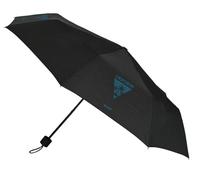 Safta BLACKFIT8 CALIFORNIA - Ombrello pieghevole manuale, 8 pannelli, aste metalliche, comode e versatili, qualità e resistenza, 24-56 cm, materiale poliestere, Nero/blu, M, Casual