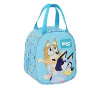 Safta BLUEY - Borsa portamerienda, portatile, qualità e massima resistenza, porta cibo, ricreazione, 19 x 14 x 22 cm, colore Celeste, azzurro, Estándar, Casual