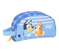 Safta BLUEY LET'S PLAY - Beauty case grande per bambini, adatto a carrozzina, ideale per bambini dai 5 ai 14 anni, comodo e versatile, qualità e resistenza, 26 x 16 x 9 cm, blu, M, Casual