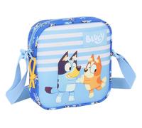 safta BLUEY LET'S PLAY - Borsa a tracolla per bambini, ideale per bambini dai 5 ai 14 anni, comoda e versatile, qualità e resistenza, 16 x 4 x 18 cm, blu, M, Casual