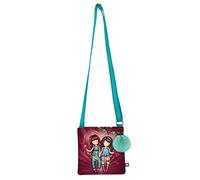 SAFTA, Borsa a tracolla piccola Gorjuss Fairground Fireworks 21 x 20 x 1,5 cm Unisex-Bambini e ragazzi, multicolore, Talla única