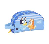 Safta Beauty case per bambini BLUEY LET'S PLAY - grande, 26x16x9 cm, blu, adatto a carrozzina