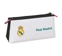 Real Madrid Attrezzature 26/27 - Beauty case scuola per bambini, con cerniera semplice, ideale per bambini di diverse età, comodo e versatile, qualità e resistenza, 22 x 8 x 10 cm