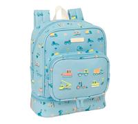 SAFTA PRESCUOLA GRUAS - Zaino Frigo Asilo Frigo per Freddo e Calore, Frigo Facile da Trasportare, Frigo Impermeabile, Frigo per Escursione, 22 x 10 x 27 cm
