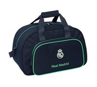 Safta - Borsa sportiva Real Madrid seconda squadra 25/26, tracolla regolabile e manico foderato, grande tasca frontale, cerniera con doppia maniglia, misure 40 x 23 x 24 cm