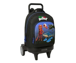safta BRAINROT Zaino grande con ruote, Compact Evoluzione, rimovibile, ideale per bambini di diverse età, comodo e versatile, qualità e resistenza, 33 x 22 x 45 cm