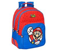 SAFTA Bros Zaino Doppio Adatto.Carrello Super Mario 32 x 42 x 15 cm, Multicolore, 612108773