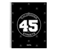 E_0002_S4310109 Safta Agenda Safta California Nero A4 120 Fogli Consumabili E Uf