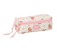 SAFTA CAPIBARA - Astuccio triplo piccolo, astuccio per bambini, ideale per bambini in età scolastica, comodo e versatile, qualità e resistenza, 22 x 6 x 8,5 cm
