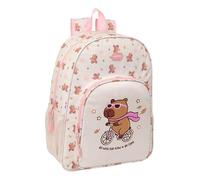 SAFTA Capibara - Zaino scuola per bambini, zaino per bambini, adattabile a carrozzina, ideale per bambini in età scolastica, comodo e versatile, qualità e resistenza, 33 x 14 x 42 cm