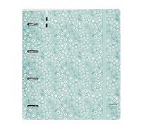 SAFTA - Carpeblock con 4 anelli da 35 mm, con ricambio, con 100 fogli A4, ideale per bambini di diverse età, confortevole e versatile, qualità e resistenza, 27 x 4 x 32 cm, blu chiaro stampato,