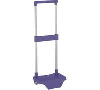 SAFTA - CARRO PORTA.PQÑO. LILA PANT.2087C-small backpack trolley made in Spain UNIVERSAL backpacks restraint system-backpack trolley