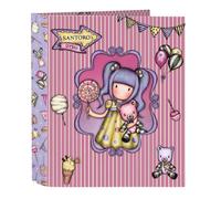 Safta -Cartella F. 4 anelli 35 mm dorso largo Gorjuss Fairground First Prize 27 x 33 x 6 cm, multicolore (522217657)