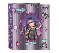 Safta -Cartella F. 4 anelli 35 mm dorso largo Gorjuss Fairground Up and Away 27 x 33 x 6 cm, multicolore (522219657)